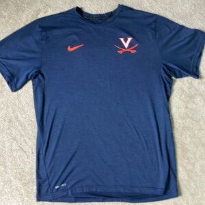 Nike Dri fit Men's Navy Blue Virginia T Shirt